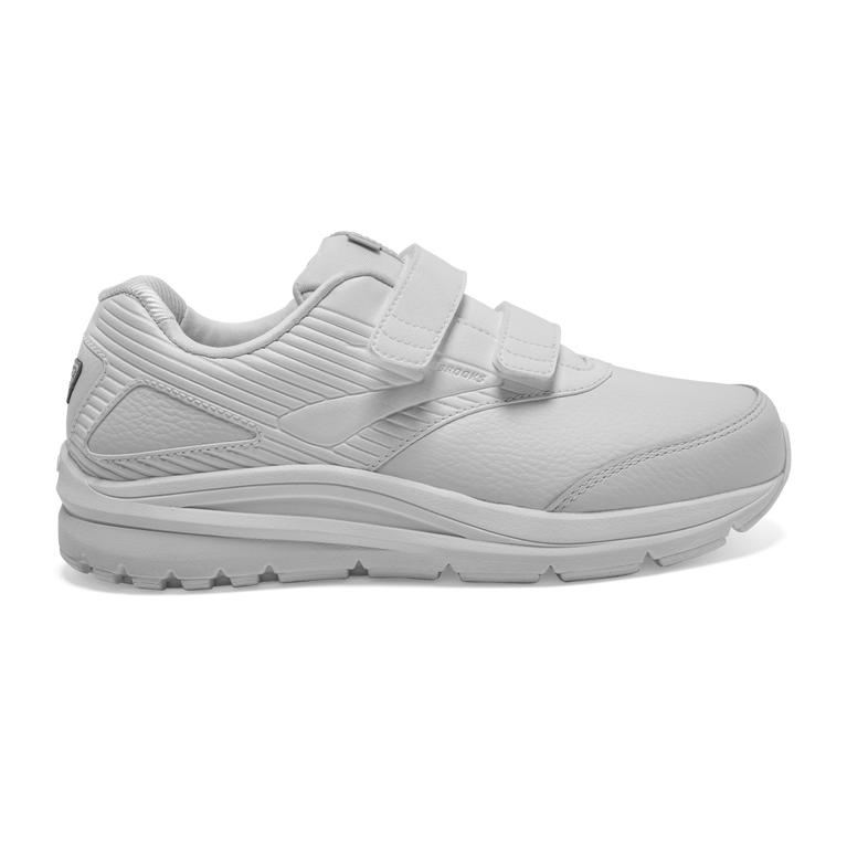 Brooks Addiction Walker V-Strap 2 Women's Walking Shoes - White/White (89746-VKYZ)